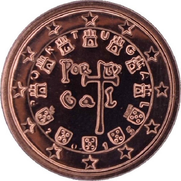 Португалия 1 Евро цент