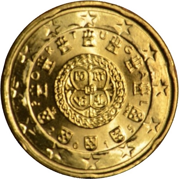 Португалия 20 Евро цент