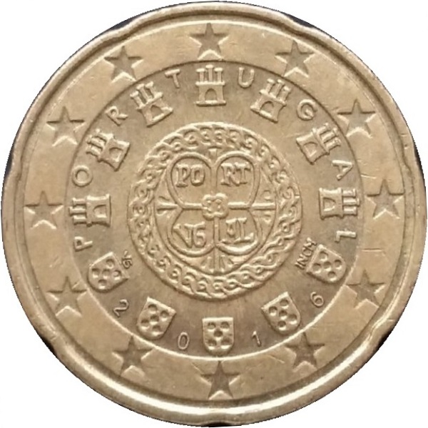 Португалия 20 Евро цент
