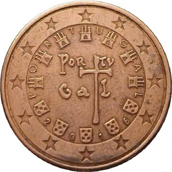Португалия 5 Евро цент