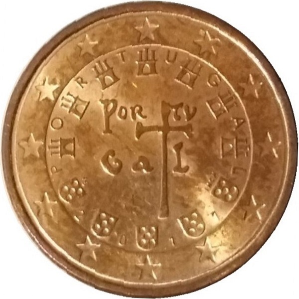 Португалия 1 Евро цент
