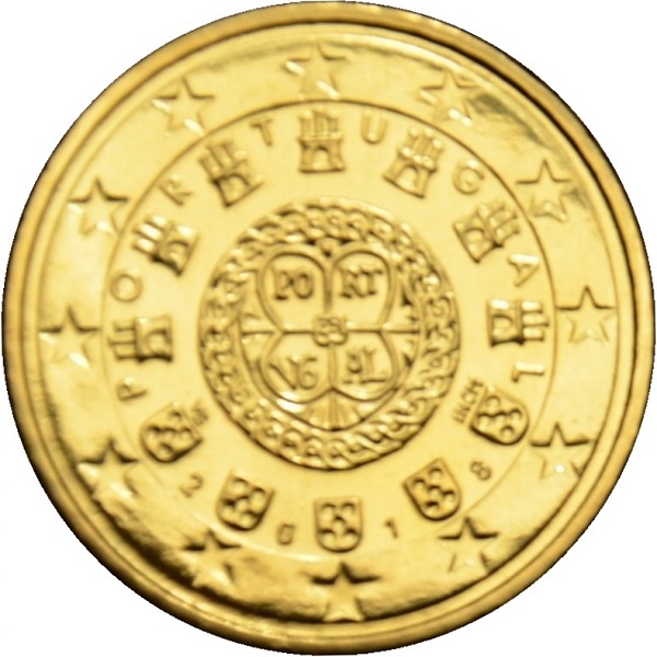 Португалия 50 Евро цент