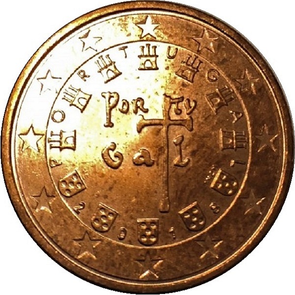 Португалия 5 Евро цент