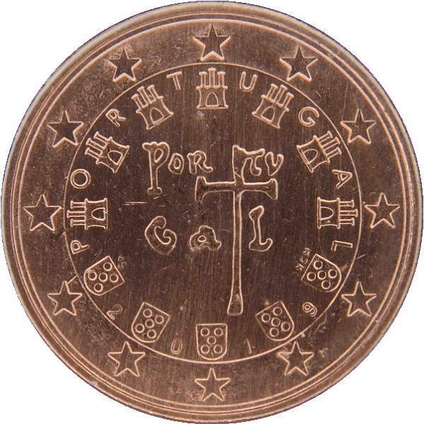 Португалия 1 Евро цент