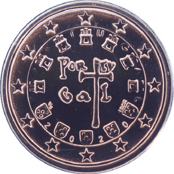 Португалия 1 Евро цент
