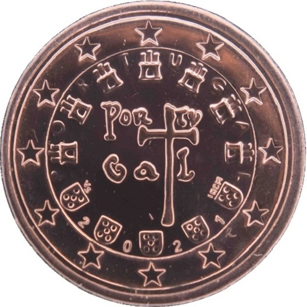 Португалия 1 Евро цент