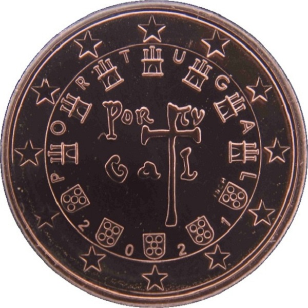 Португалия 2 Евро цент