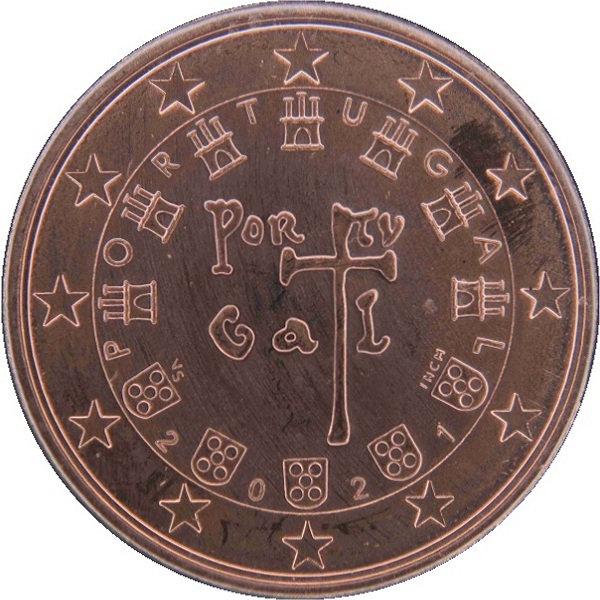 Португалия 5 Евро цент