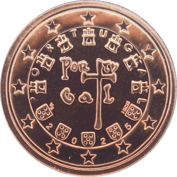 Португалия 1 Евро цент