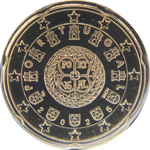 Португалия 20 Евро цент