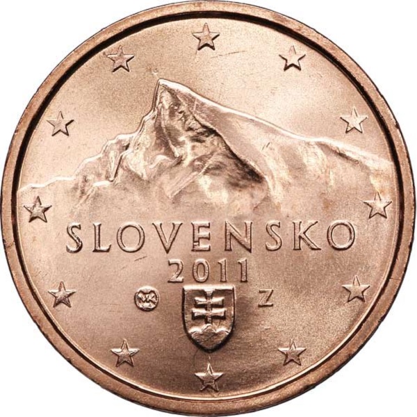 Словакия 2 Евро цент