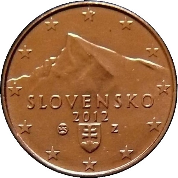 Словакия 1 Евро цент
