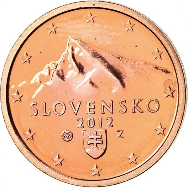 Словакия 2 Евро цент