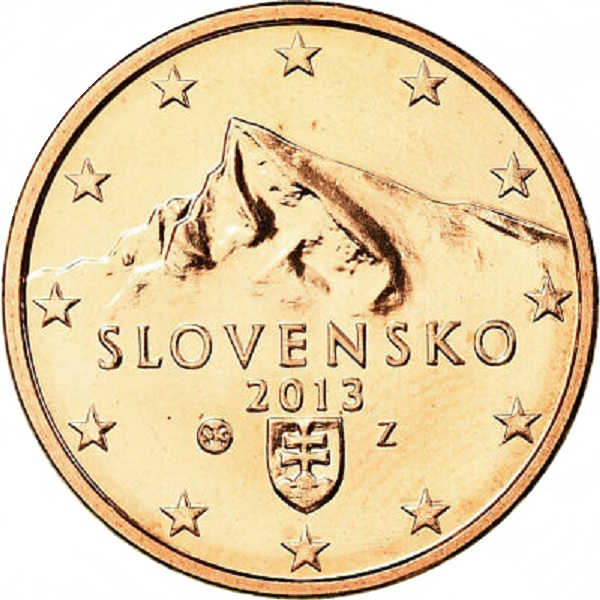 Словакия 1 Евро цент