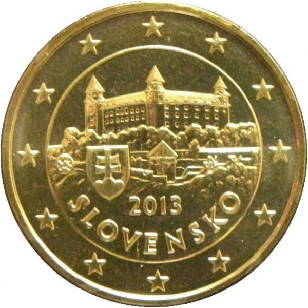 Словакия 50 Евро цент