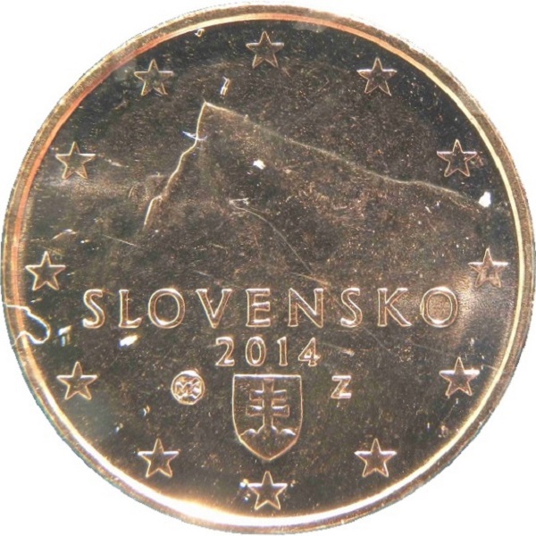 Словакия 1 Евро цент