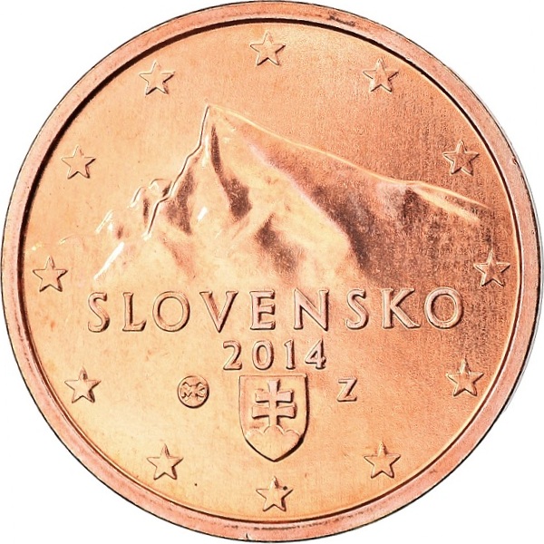 Словакия 2 Евро цент