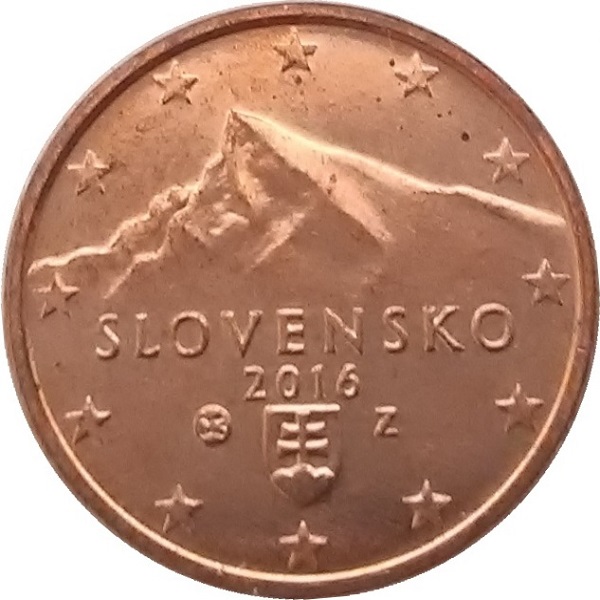 Словакия 1 Евро цент