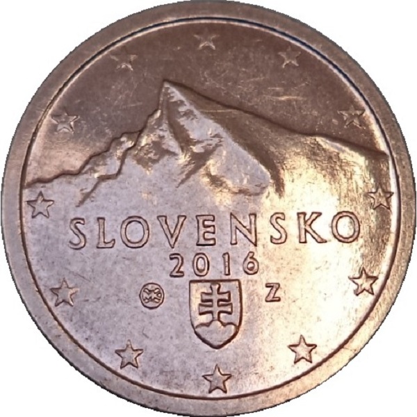 Словакия 2 Евро цент