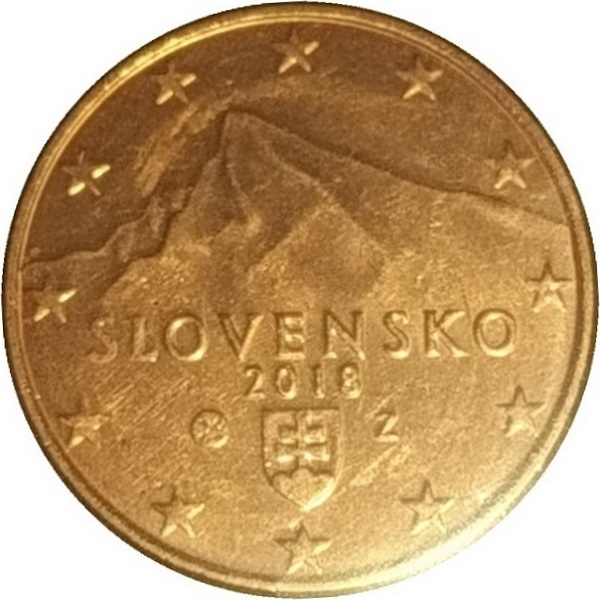 Словакия 2 Евро цент