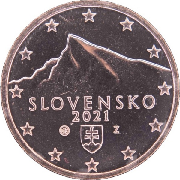 Словакия 1 Евро цент