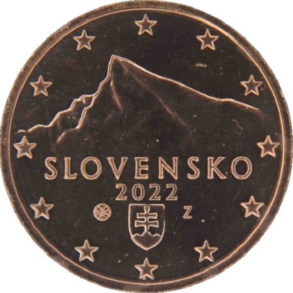 Словакия 1 Евро цент