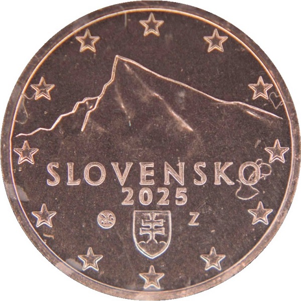 Словакия 1 Евро цент