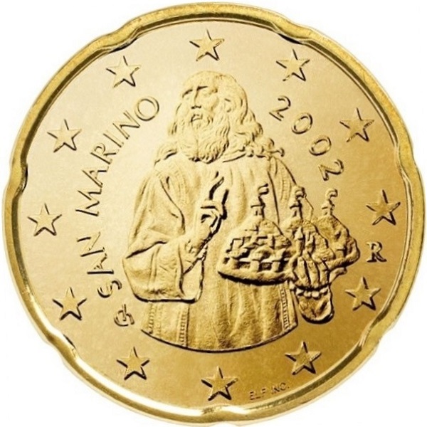 Сан-Марино 20 Евро цент