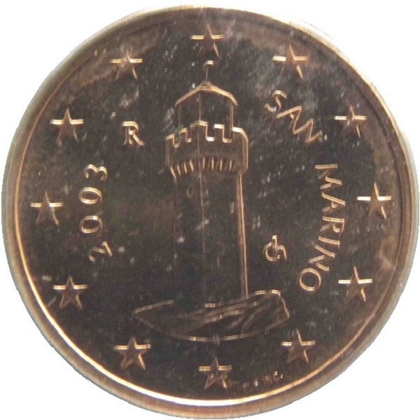 Сан-Марино 1 Евро цент