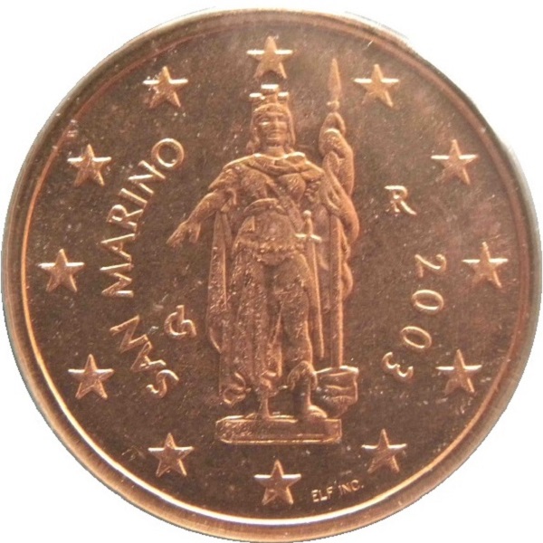 Сан-Марино 2 Евро цент