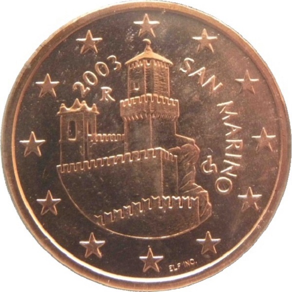 Сан-Марино 5 Евро цент