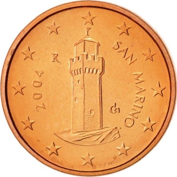 Сан-Марино 1 Евро цент