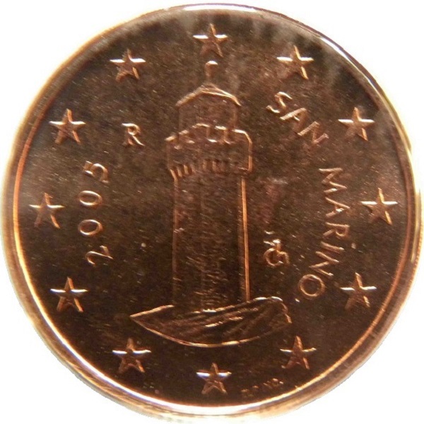 Сан-Марино 1 Евро цент