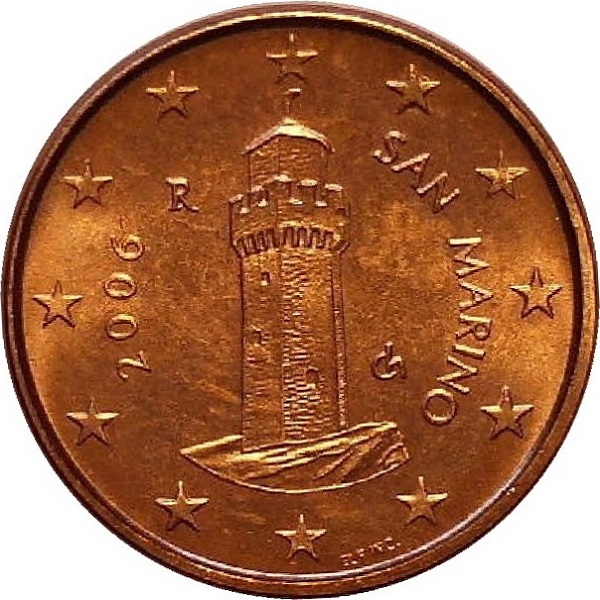Сан-Марино 1 Евро цент
