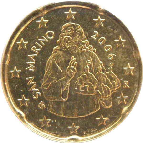 Сан-Марино 20 Евро цент