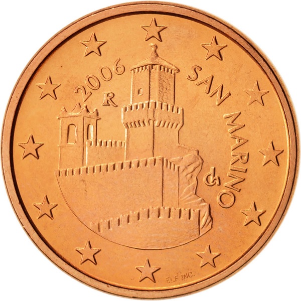 Сан-Марино 5 Евро цент
