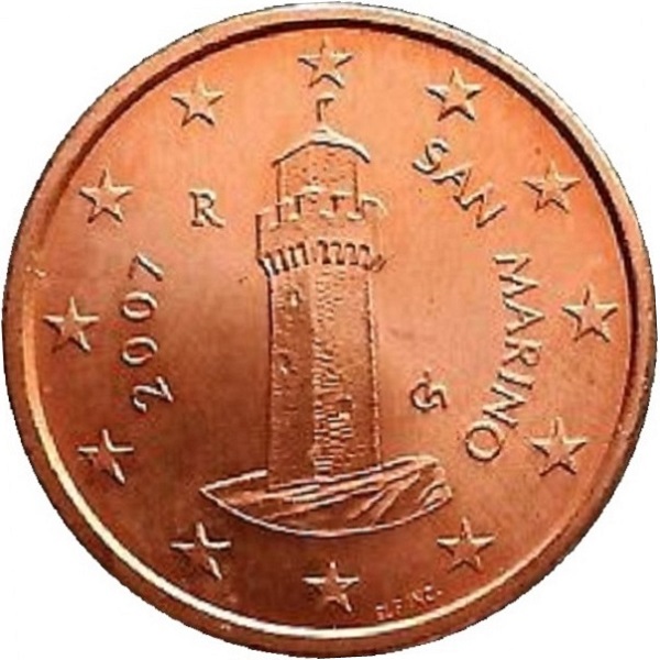 Сан-Марино 1 Евро цент