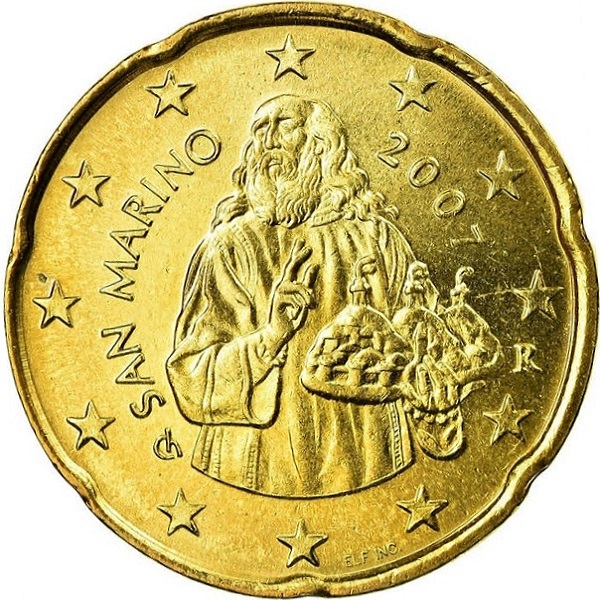 Сан-Марино 20 Евро цент