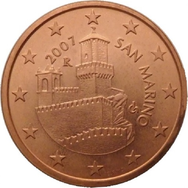 Сан-Марино 5 Евро цент