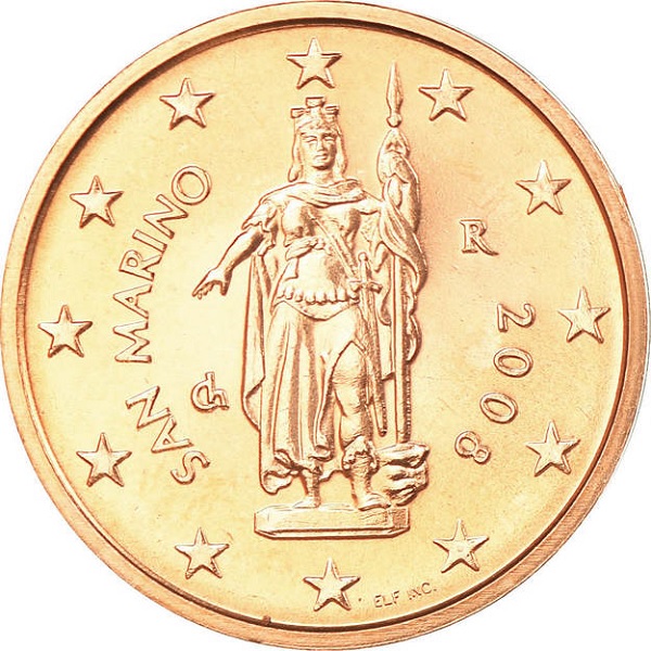 Сан-Марино 2 Евро цент
