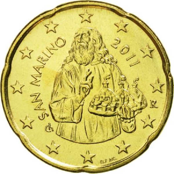 Сан-Марино 20 Евро цент