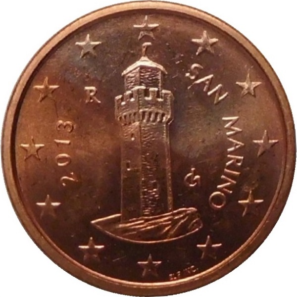 Сан-Марино 1 Евро цент