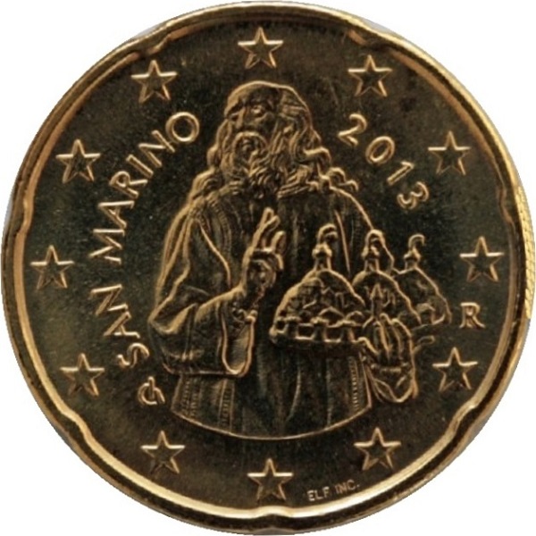 Сан-Марино 20 Евро цент