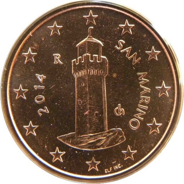 Сан-Марино 1 Евро цент
