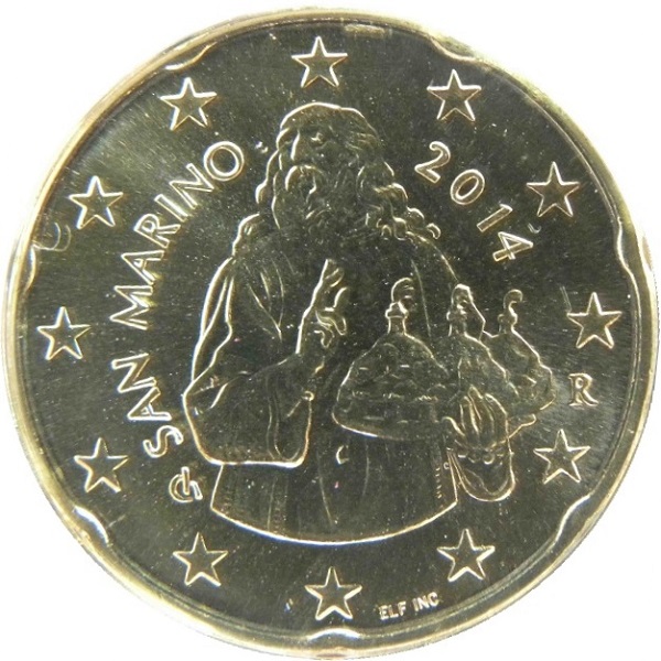 Сан-Марино 20 Евро цент