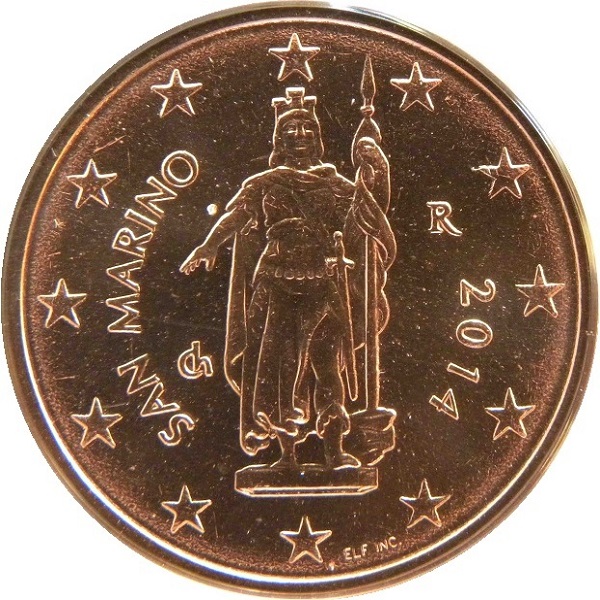 Сан-Марино 2 Евро цент