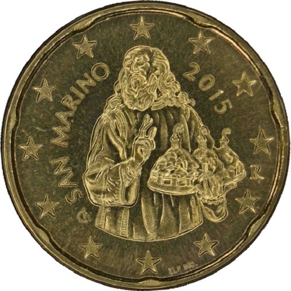 Сан-Марино 20 Евро цент
