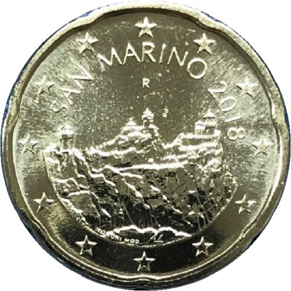 Сан-Марино 20 Евро цент