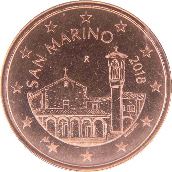 Сан-Марино 5 Евро цент