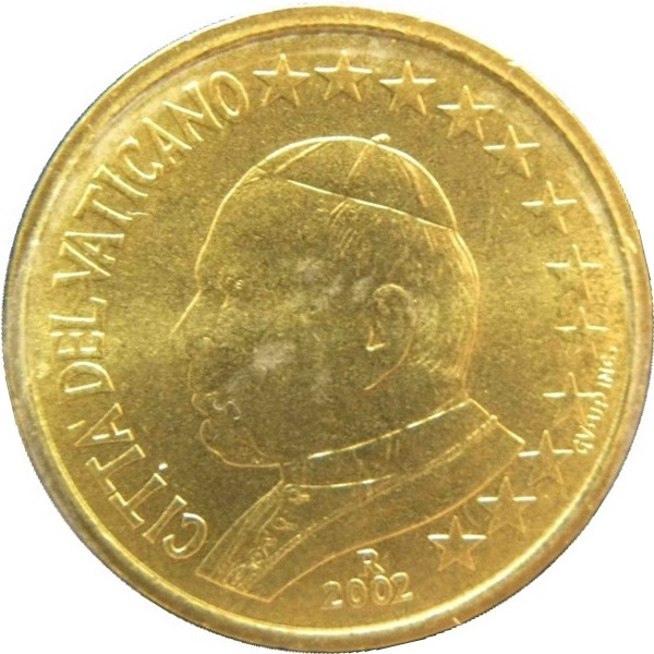 Ватикан 50 Евро цент